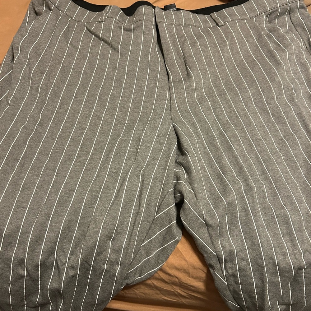 Torrid Gray Pinstripe Women's Pants
